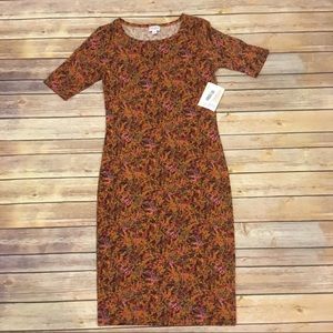 🎈Floral LulaRoe Floral Julia, Size XS NWT